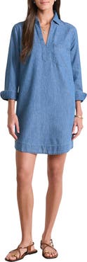 vineyard vines Mango Cotton Chambray Shirtdress