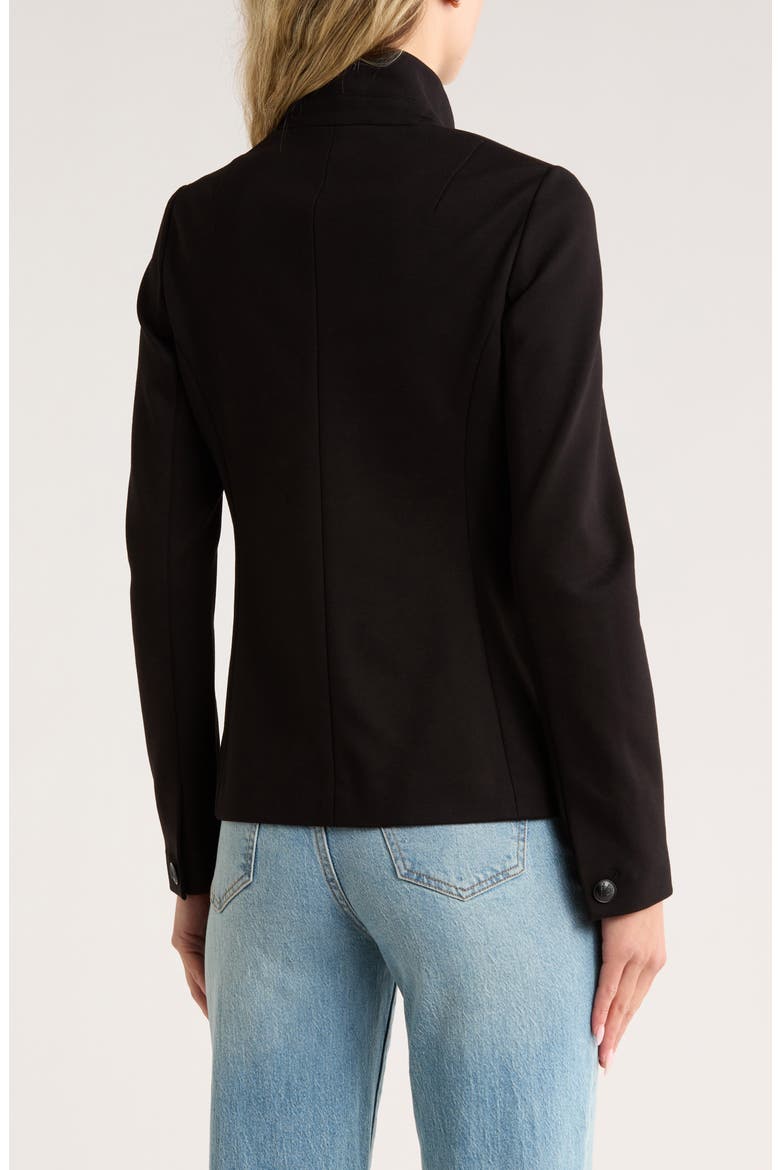 Sadie Slim FIt Ponte Blazer, Alternate, color, BLACK