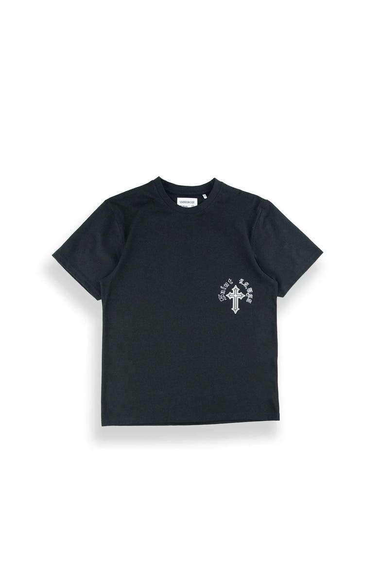 Menace T-shirt, Main, color, Abbey/ Black