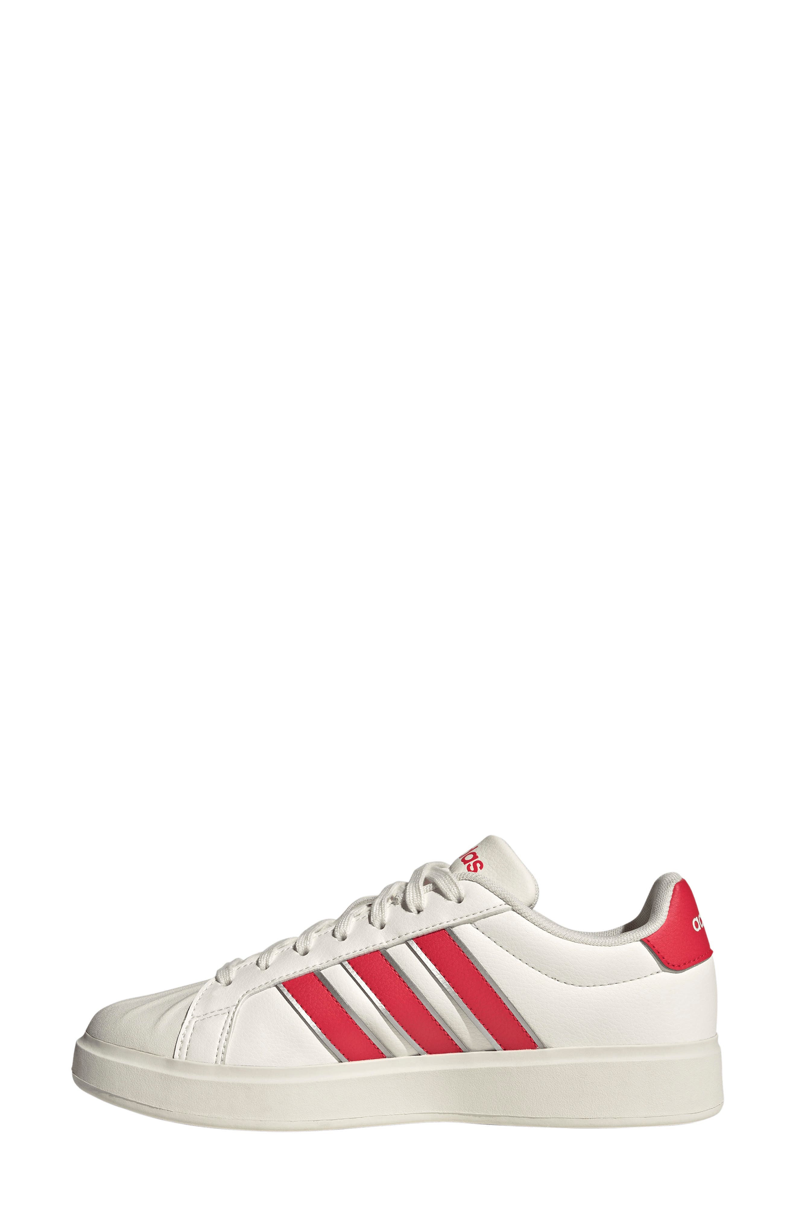 Streettalk Sneaker, Alternate, color, WHITE/ RED/ SILVER MET.
