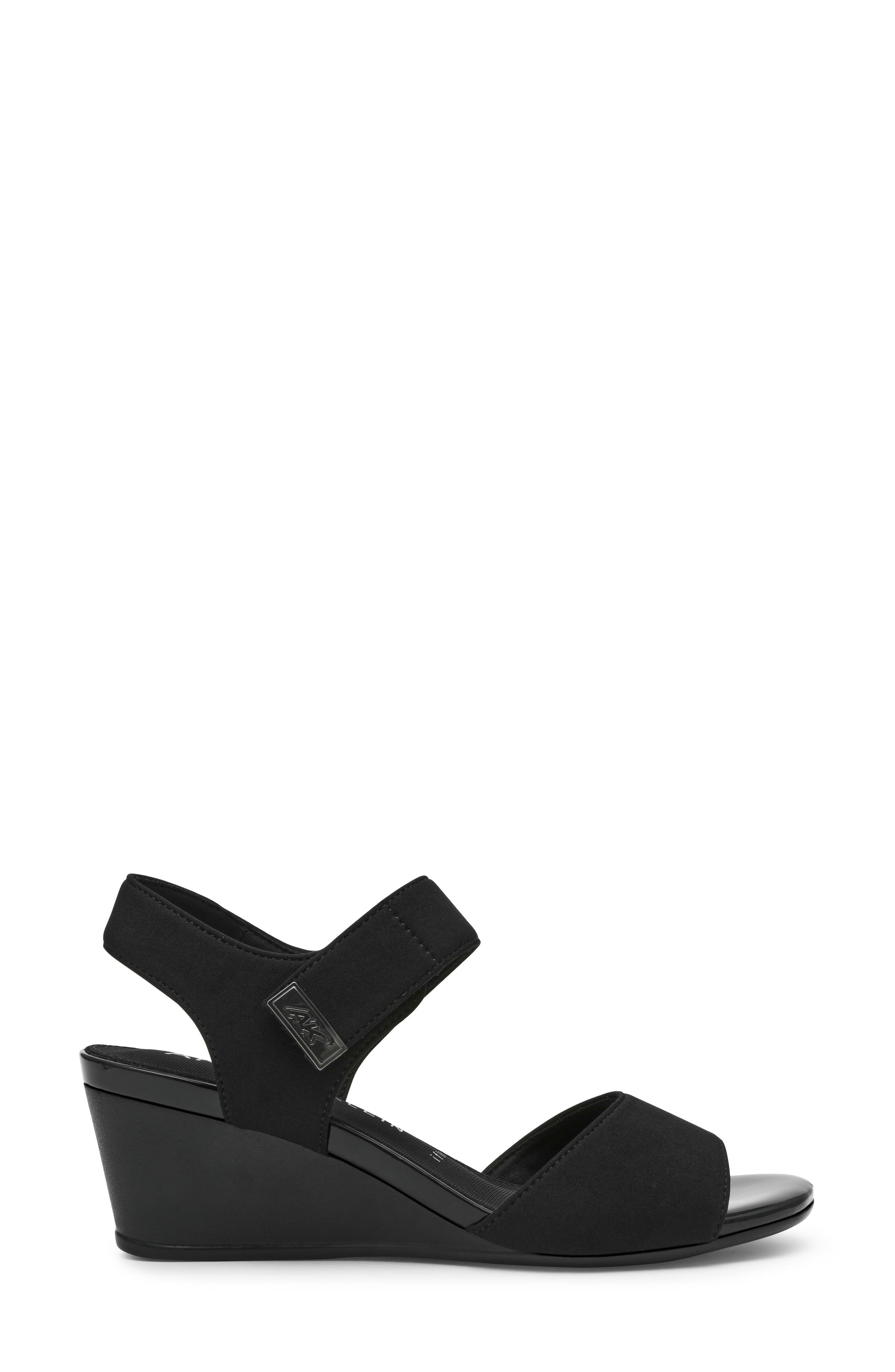 Anne Klein Branda Wedge Sandal, Alternate, color, 