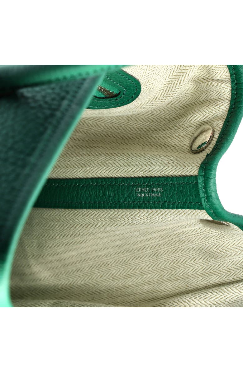 Pre-Owned Hermes Garden Party Tote Leather 30, Alternate, color, Vert Vertigo