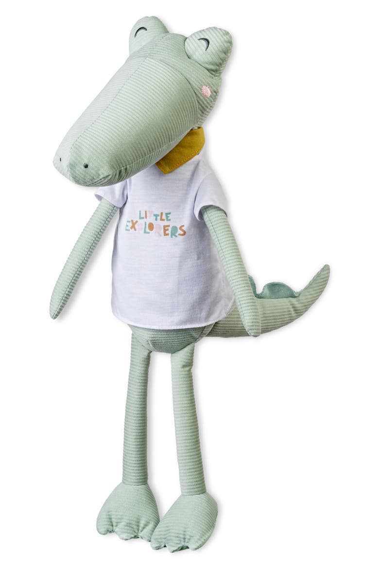 Little Explorers Giant Bigeye Plushie, Main, color, CROCODILE