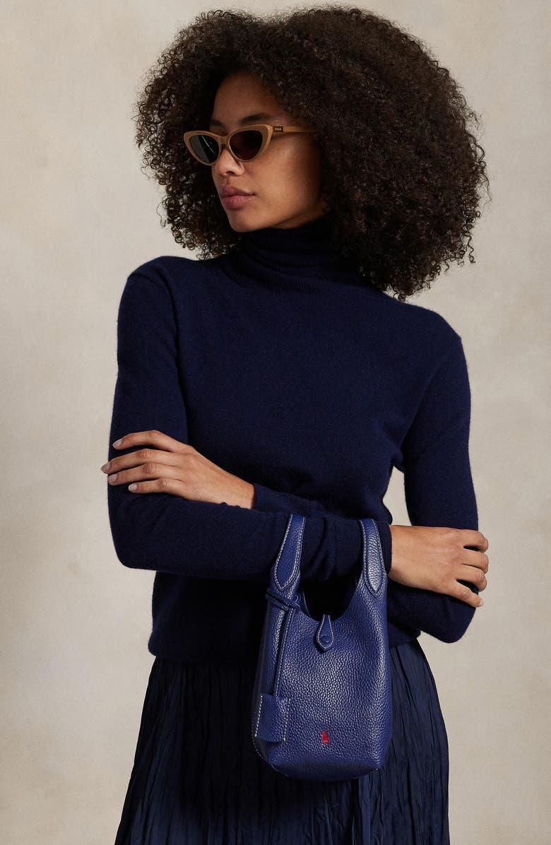 Polo Ralph Lauren Small Polo Play Crossbody Tote, Alternate, color, Ink