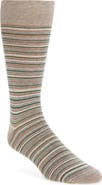 Nordstrom Stripe Cotton Blend Dress Socks