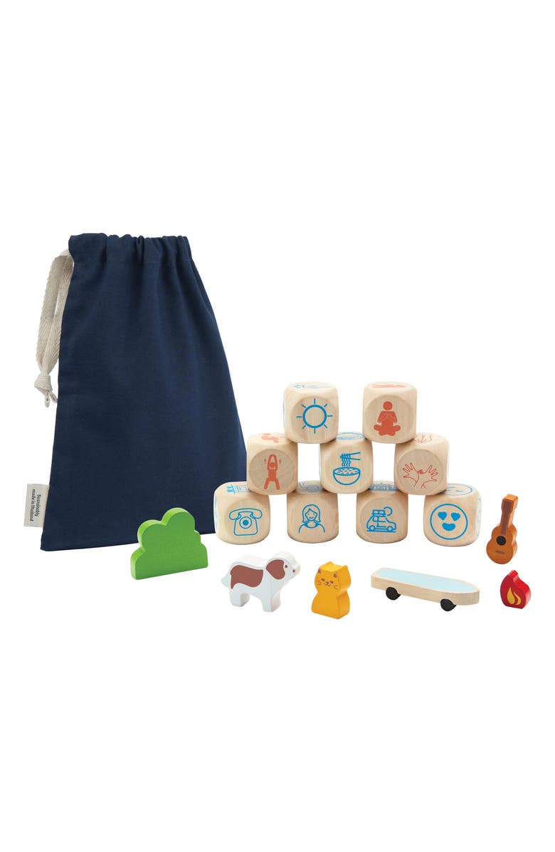 PlanToys<sup>®</sup> Storytelling Dice, Alternate, color, Assorted