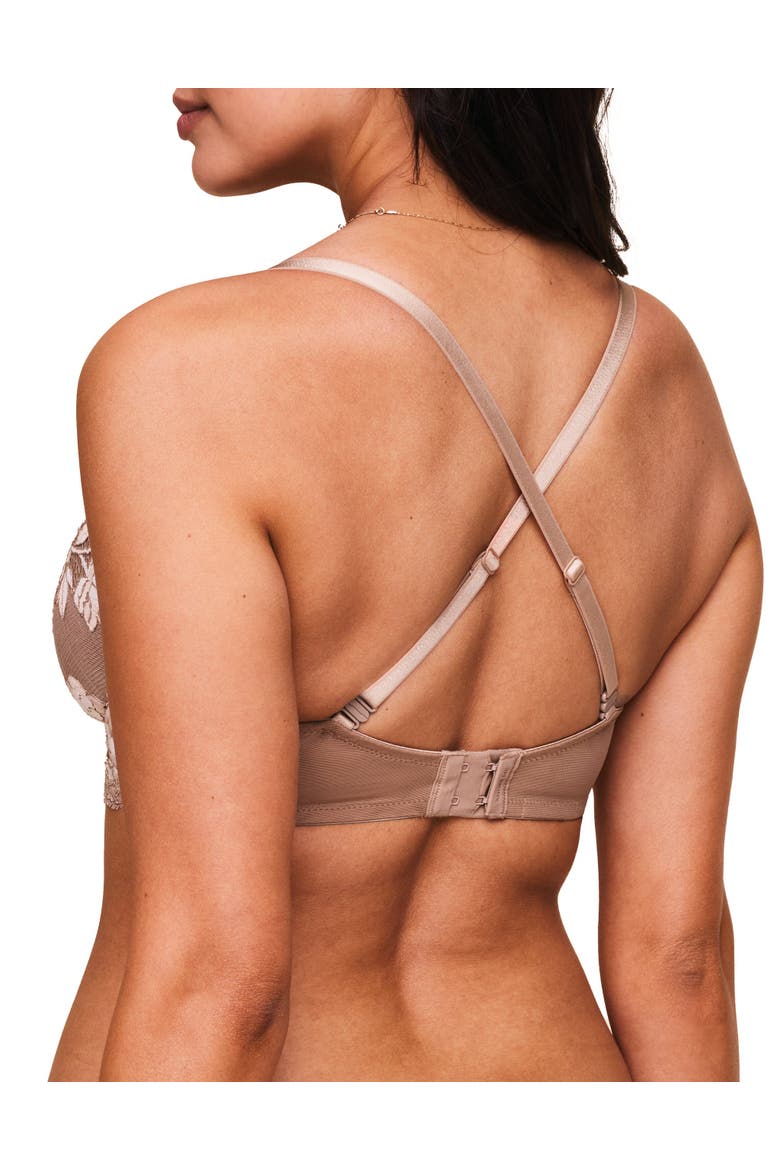 Lilibet Contour Plunge Bra, Alternate, color, Medium beige