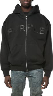 PURPLE BRAND Heavyweight Fleece Zip Hoodie