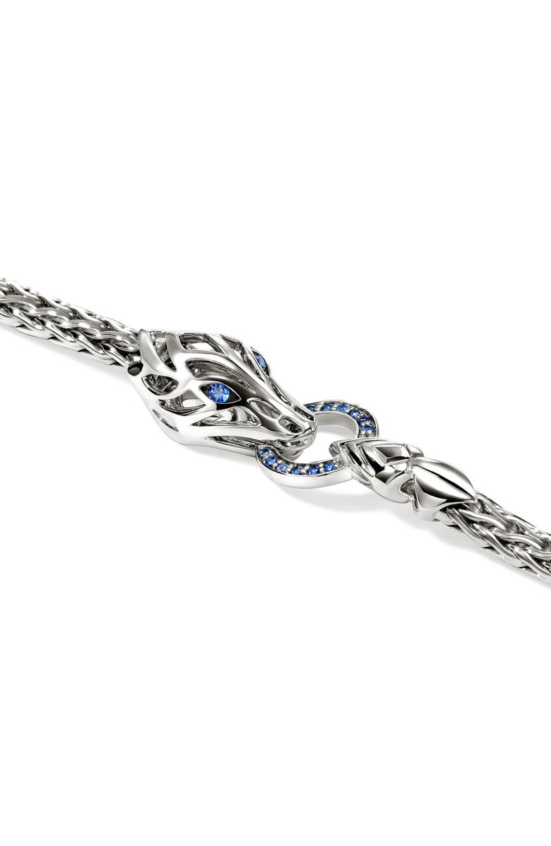 John Hardy Naga Bracelet, Alternate, color, Silver