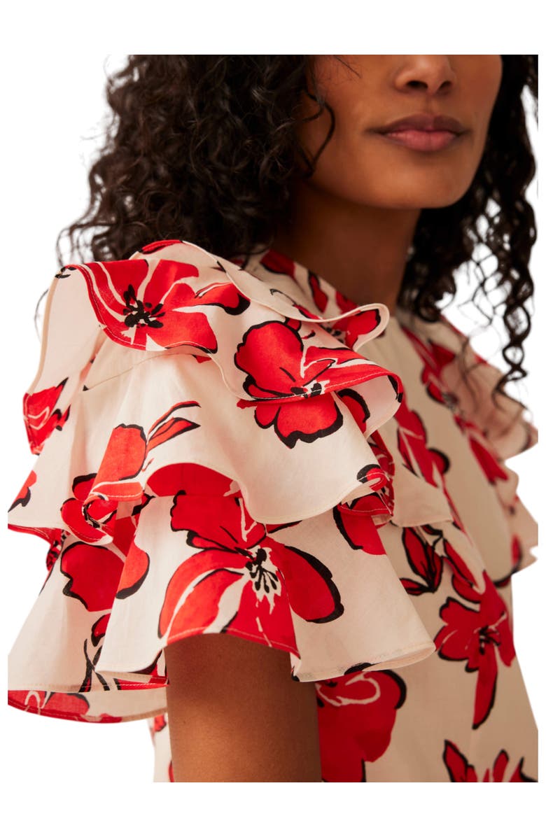 MINT VELVET Floral Print Top, Alternate, color,