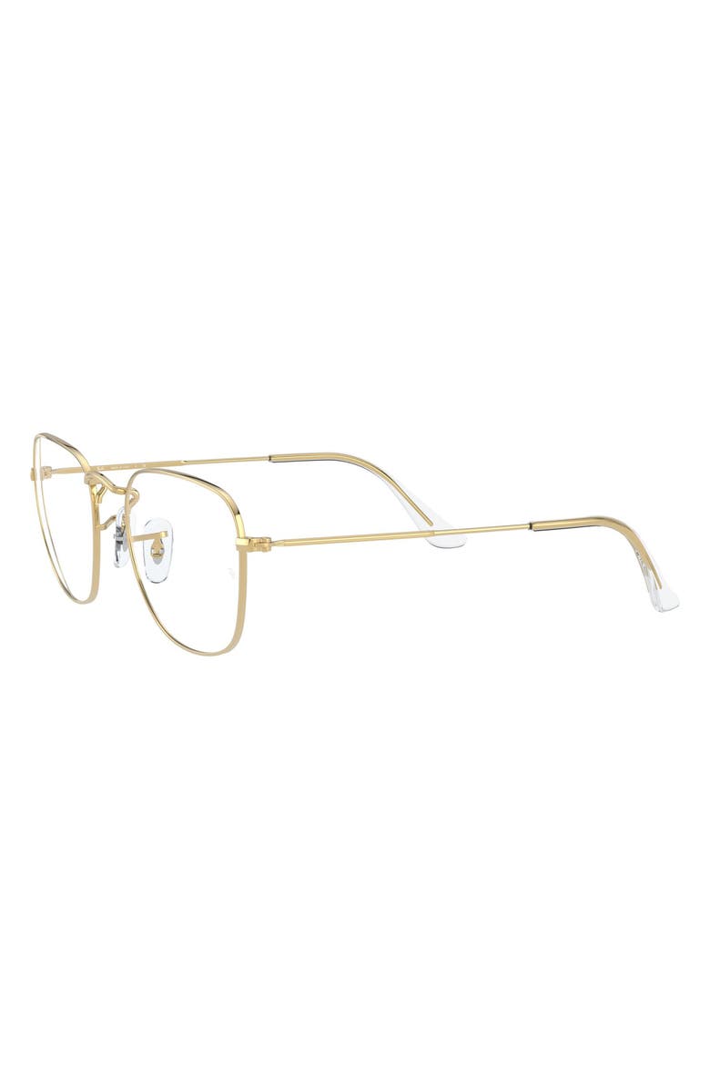 Ray-Ban 51mm Optical Glasses, Alternate, color, Legend Gold