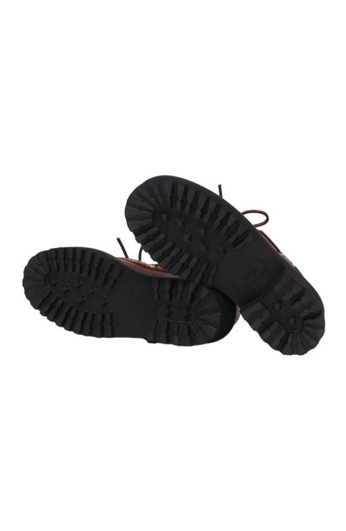 Maje Boat Shoes With Chunky Sole In Brown