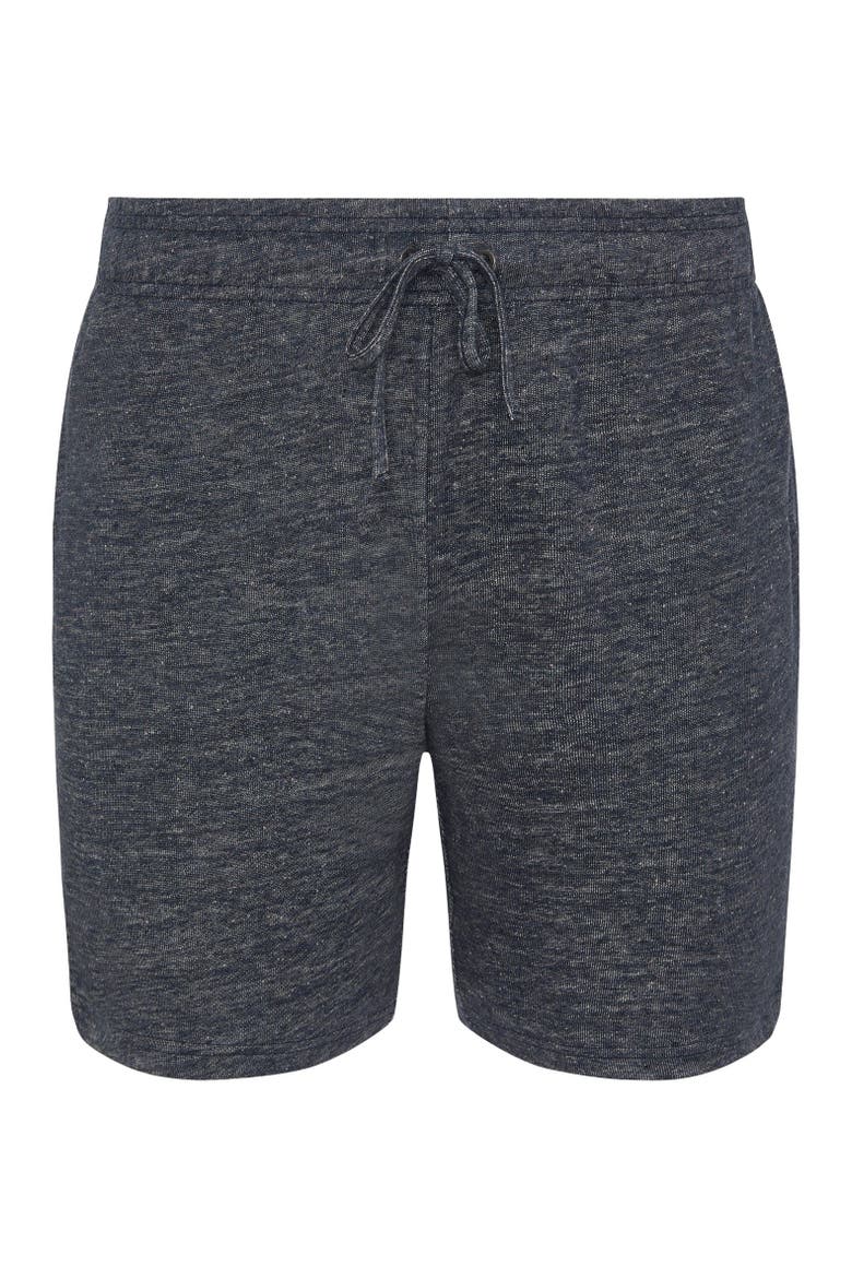 Linen Terry Shorts 6", Alternate, color, Washed Navy