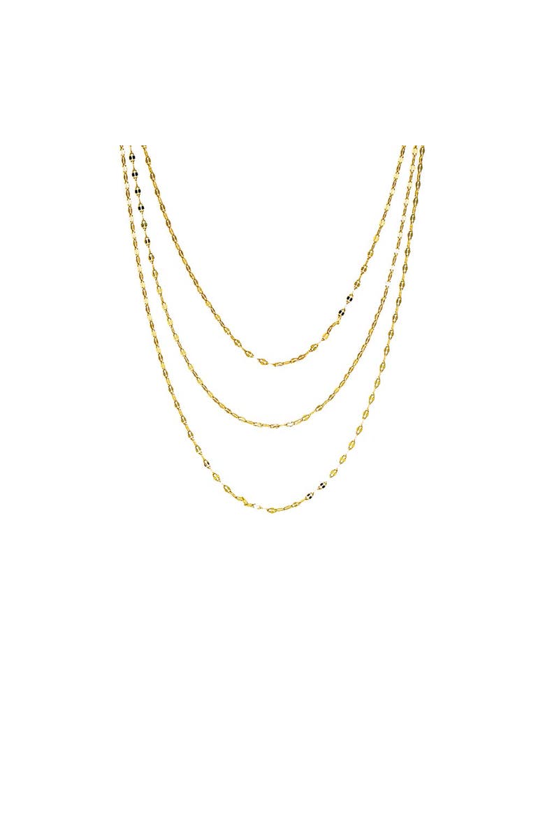 BY ADINA EDEN Shiny Baby Mariner Chain Necklace, Alternate, color, 