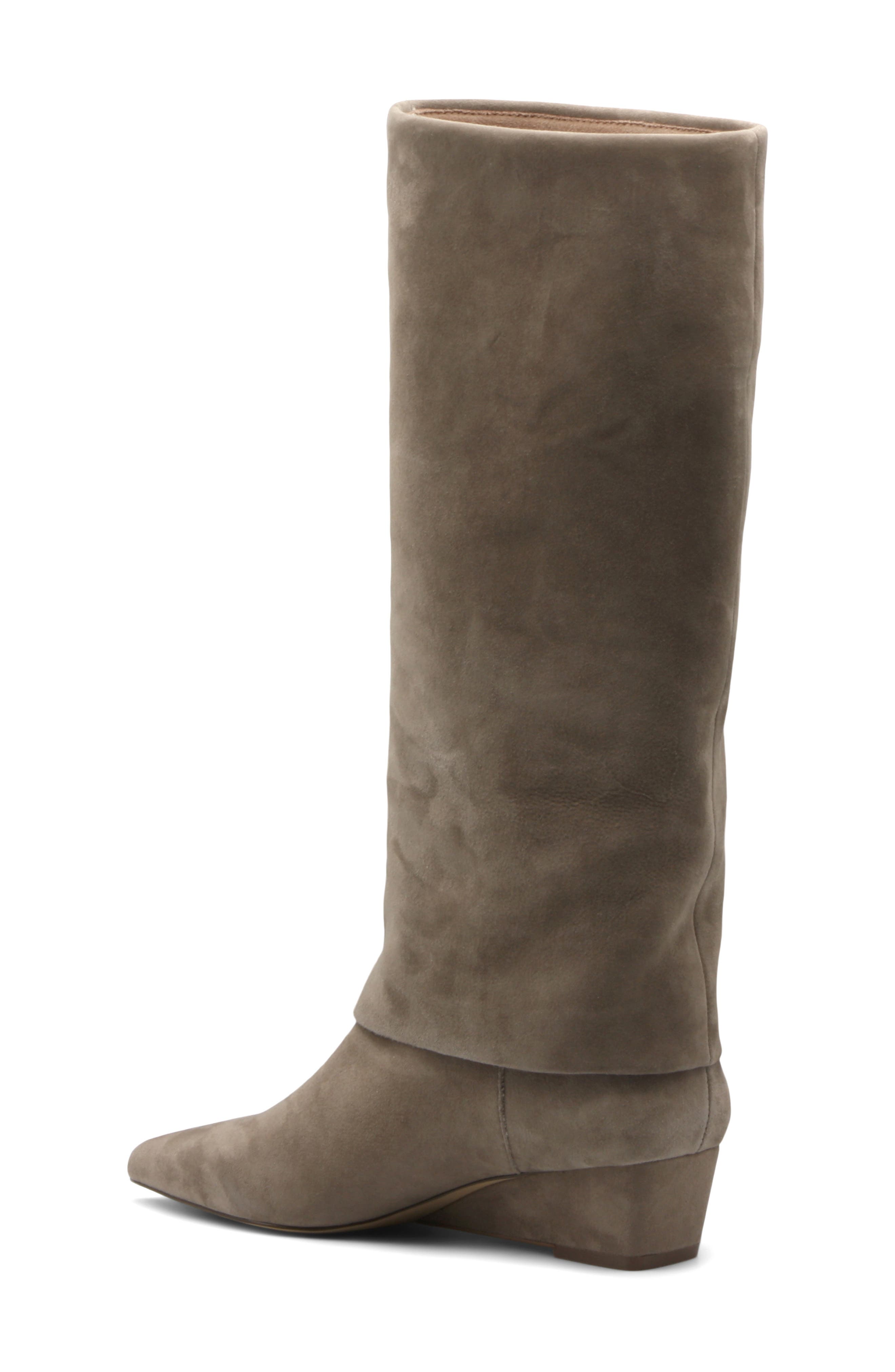 Charles by Charles David Perez Knee High Wedge Boot, Alternate, color, Truffle-Ks