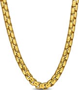 DELMAR Box Link Chain Necklace