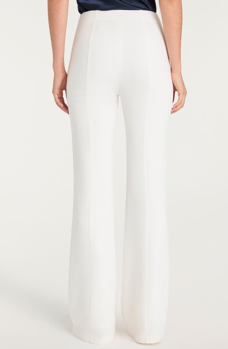 Cinq à Sept Kailyn Floral Embroidery Flare Pants, Alternate, color, Ivory/ Multi