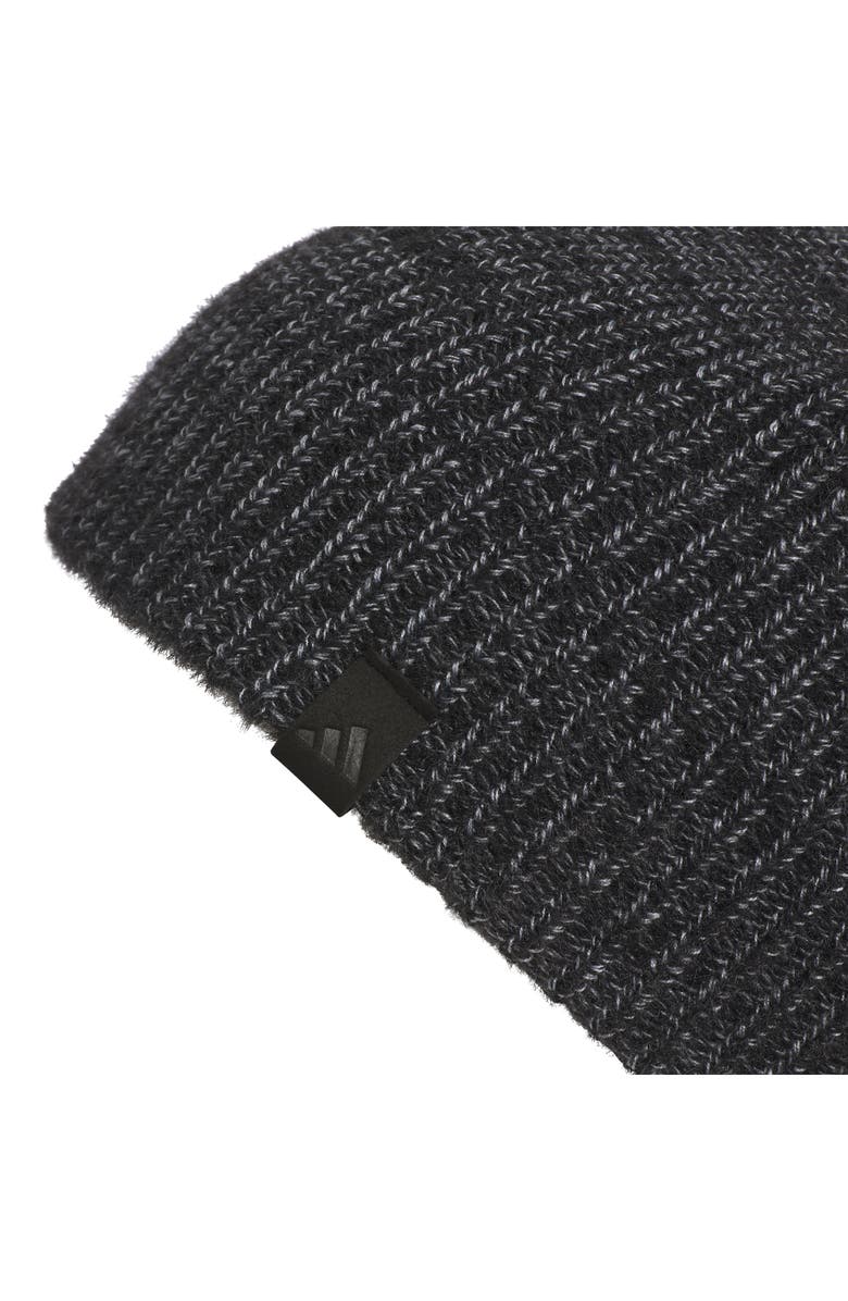 adidas Lifestyle Beanie, Alternate, color, Black/ Grey/ Black
