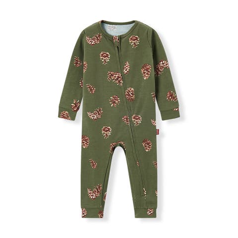 Cotton Stretch Zipper Pajama (Baby)