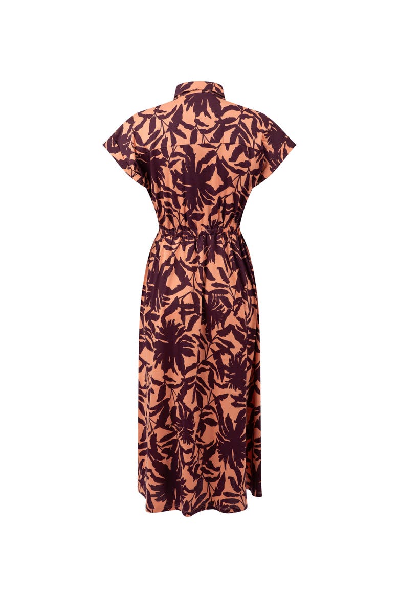 Artemis Printed Jersey Shift Dress, Alternate, color, Sunset