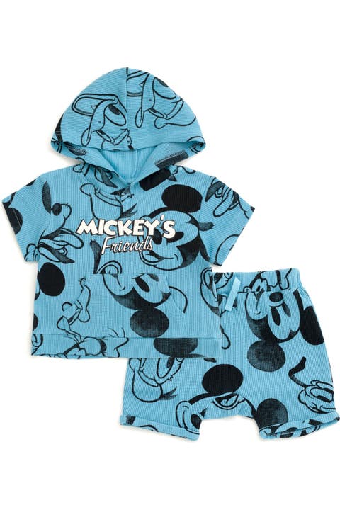 Mickey Mouse 2-Piece Hooded Tee and Shorts Set