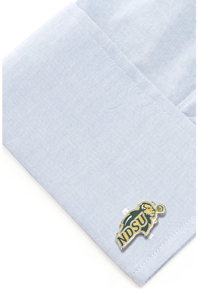 NCAA Collegiate North Dakota State University Bisons Cuff Links, Alternate, color, NORTH DAKOTA ST BISON THUNDAR