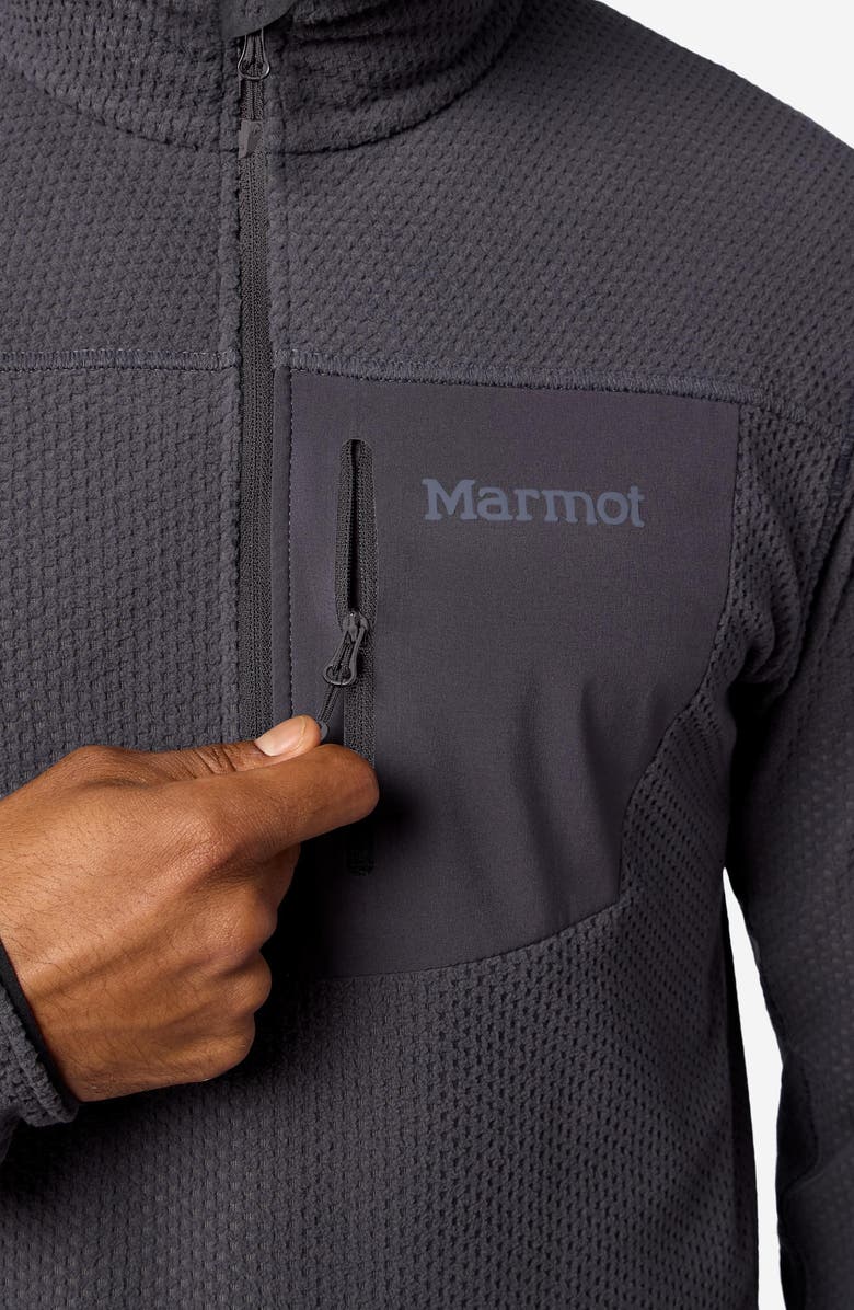 Marmot AirFleece Half Zip Pullover, Alternate, color, Blackened