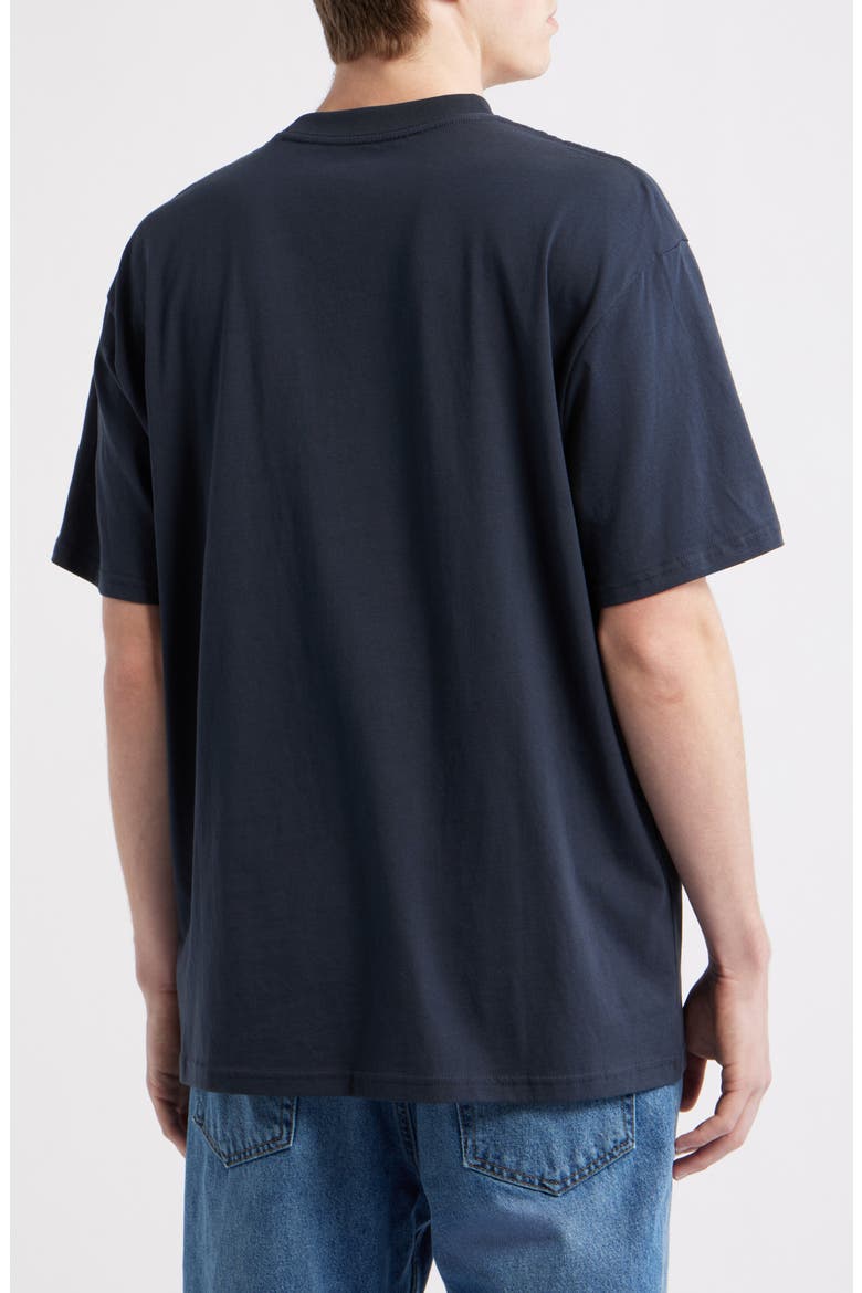 Thumb Print Cotton Jersey Graphic T-Shirt, Alternate, color, DARK NAVY
