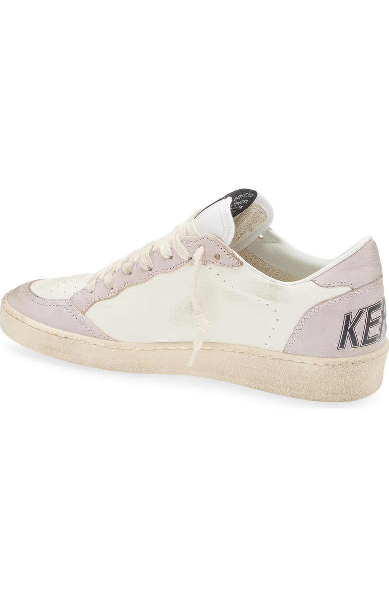 Golden Goose Ball Star Low Top Sneaker, Alternate, color, White/ Pink/ Silver