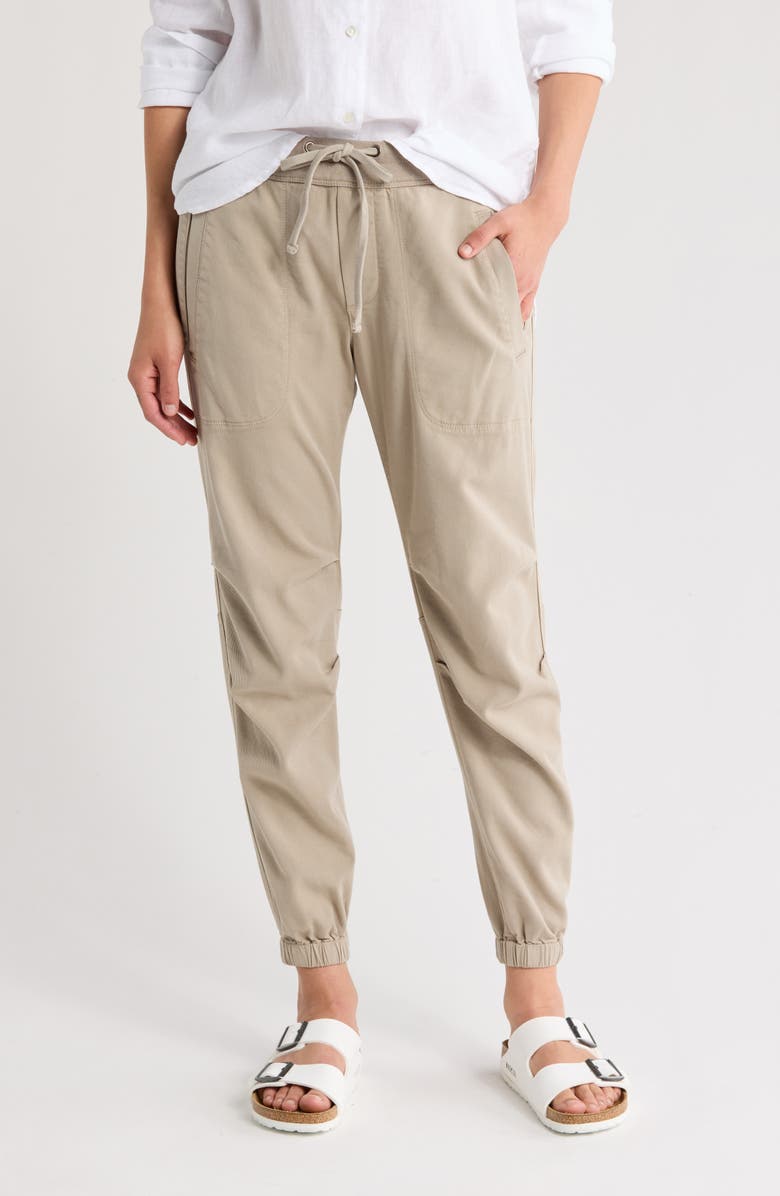 James Perse Soft Drape Utility Pants, Main, color, Mineral