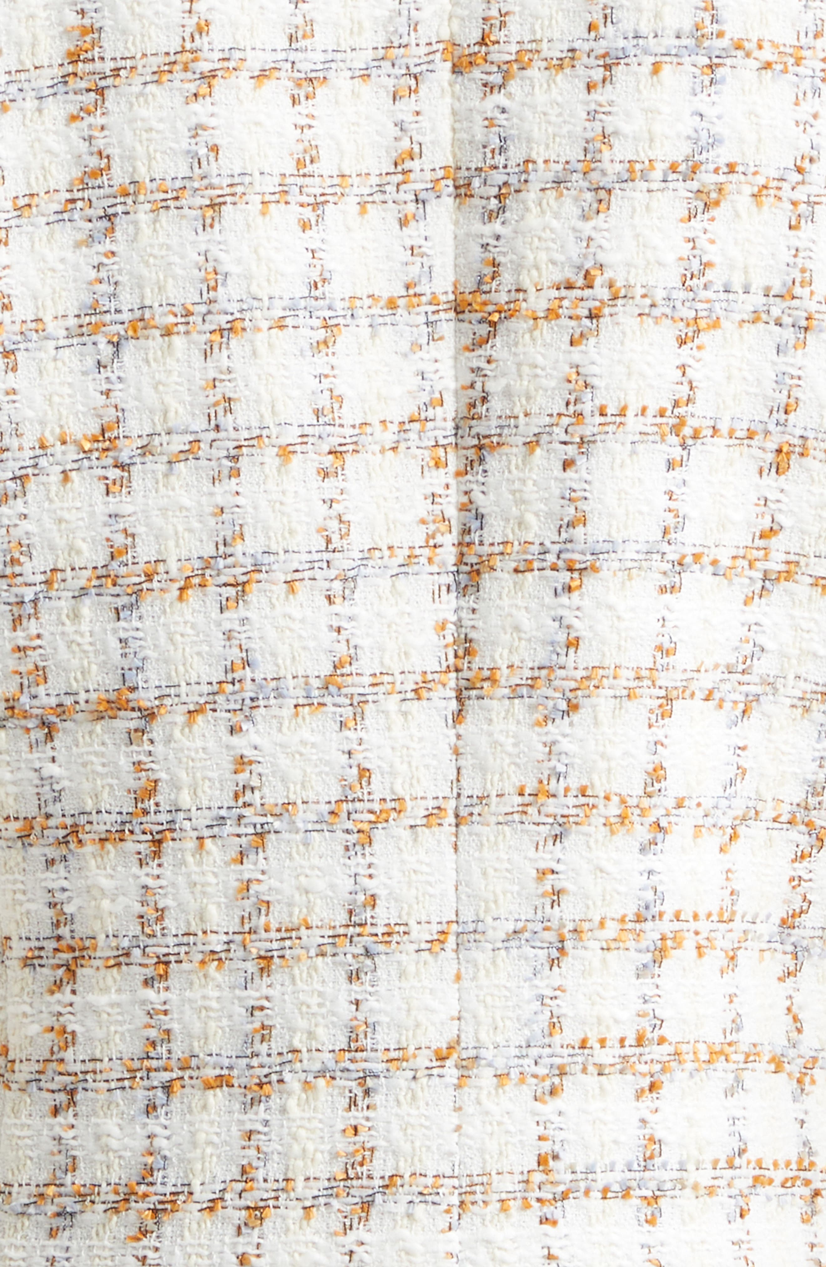 Veronica Beard Ryland Double Breasted Metallic Tweed Dickey Jacket — фото 8