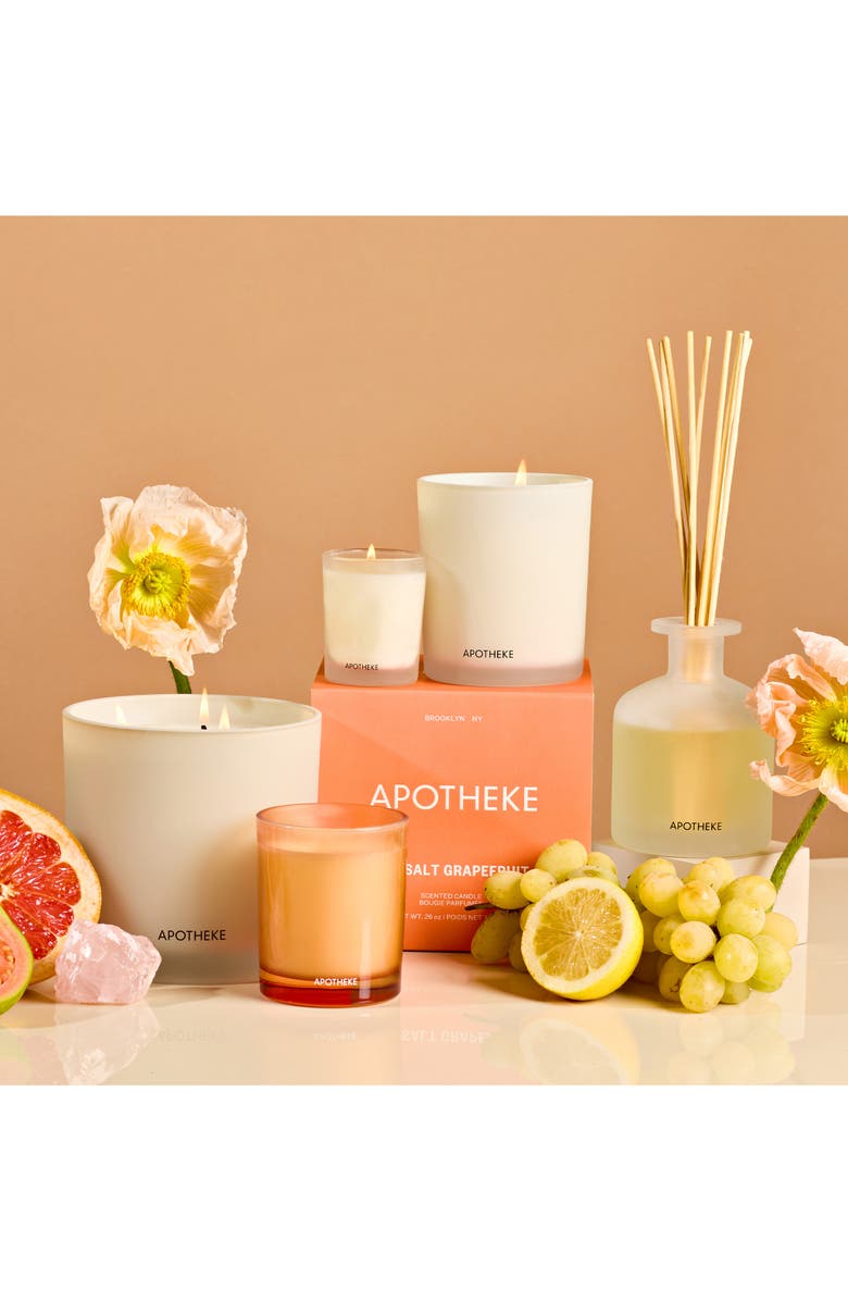 APOTHEKE Sea Salt Grapefruit Petite Scented Candle, Alternate, color, Orange