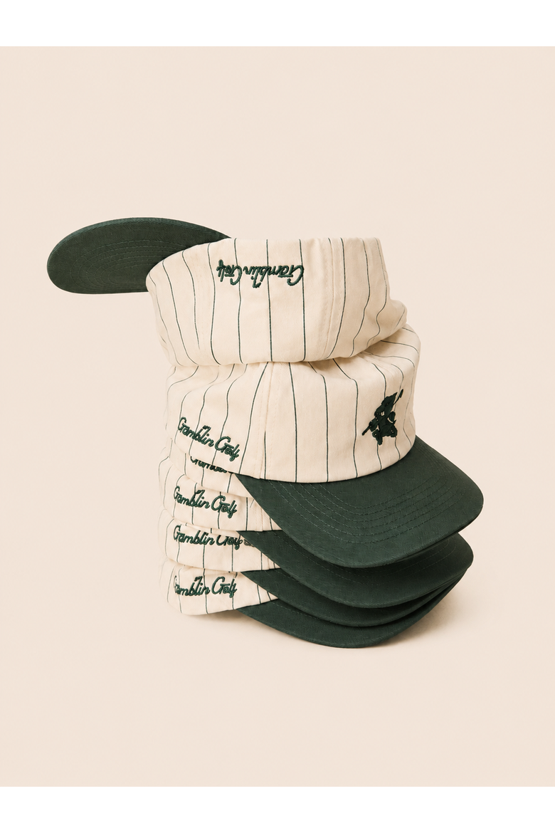 The Pinstripe Gopher Cap, Alternate, color, Green