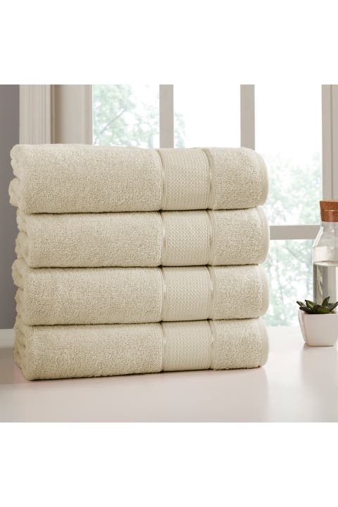 SpunLoft(TM) Bath Sheet - 35" x 66" - Pack of 4