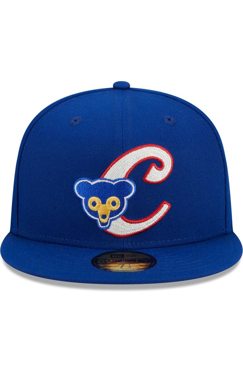 New Era Men's New Era Royal Chicago Cubs Duo Logo 59FIFTY Fitted Hat, Alternate, color,