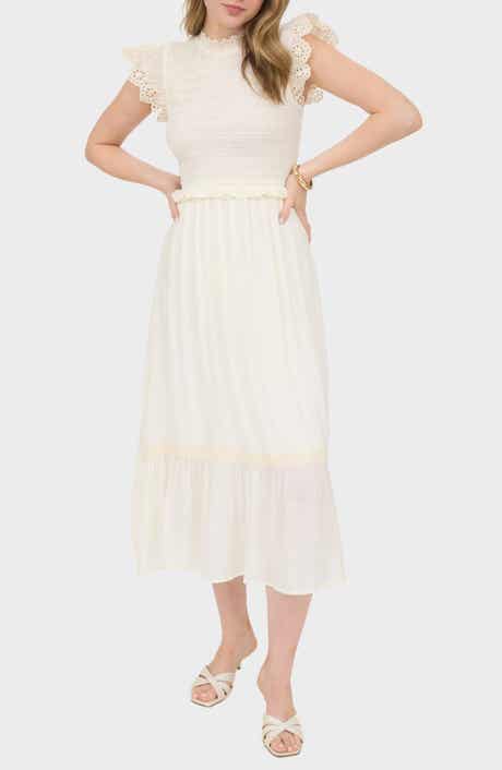 Blu Pepper Smocked Maxi Dress