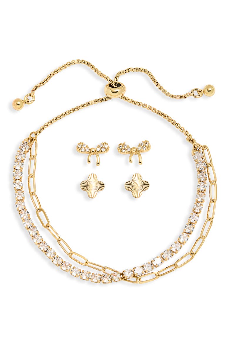 4-Piece Assorted Jewelry Set, Alternate, color, GOLD