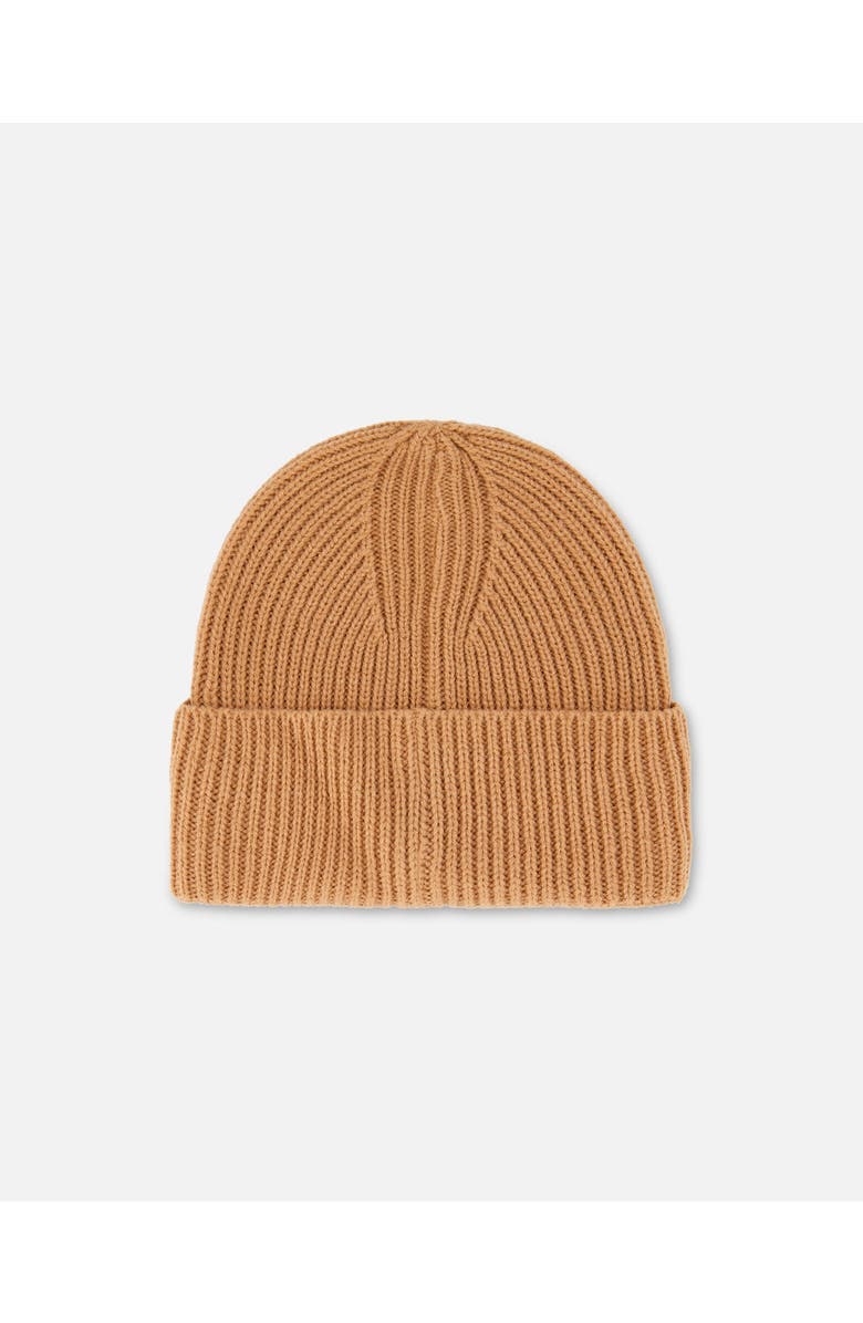 Deux par Deux Kids Unisex Mid-Season Knit Hat Brown Pink, Alternate, color,