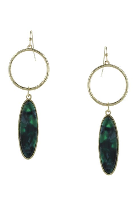 Deleena Resin Drop Earrings
