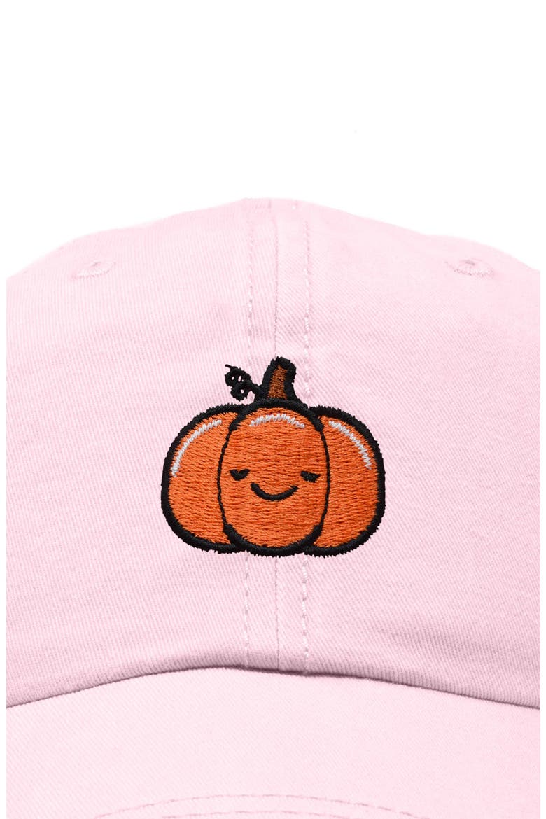 Baby Pumpkin Embroidered Dad Hat, Alternate, color, Washed Pink