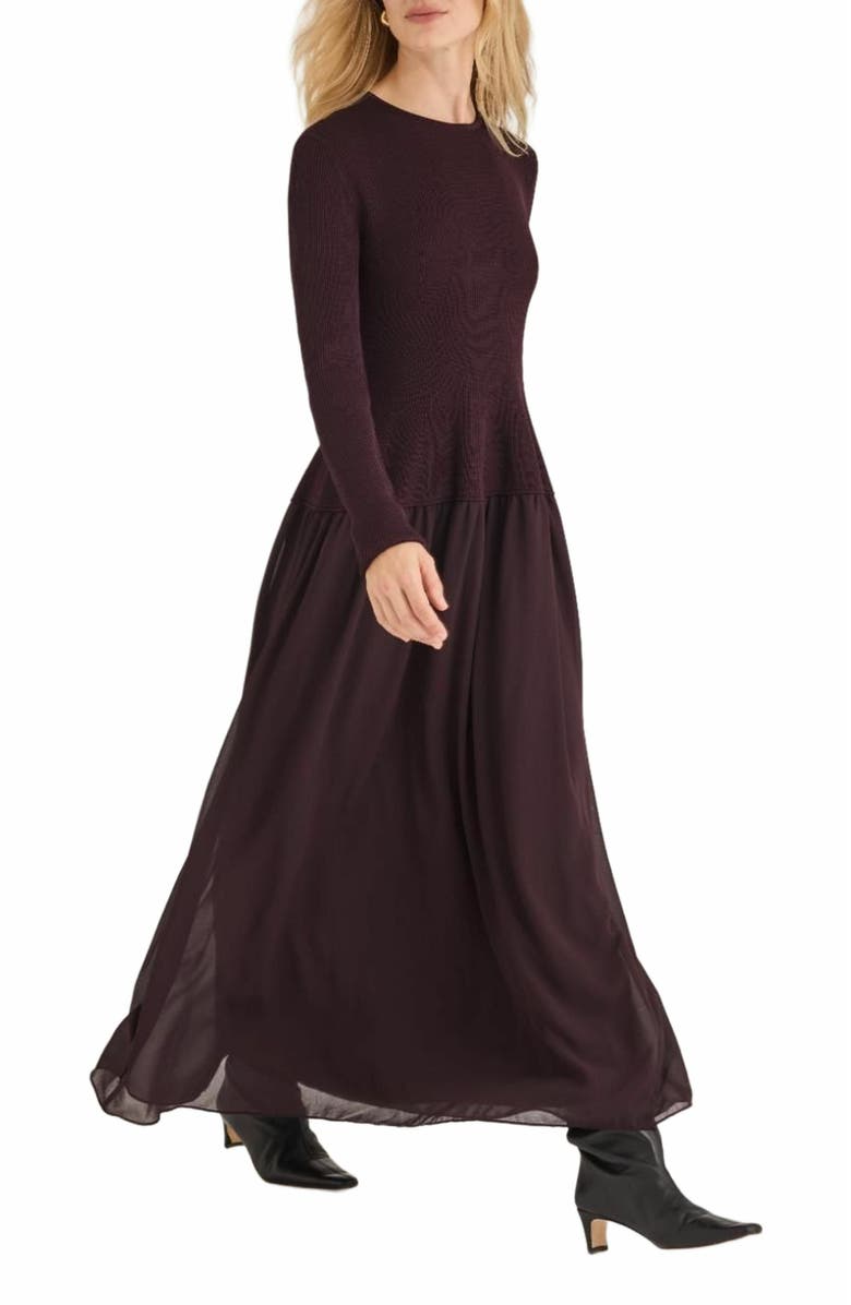 Rebecca Taylor Calla Dress, Alternate, color, Raisin