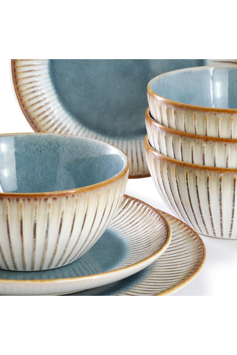 Louann 16 Piece Stoneware Dinnerware Set, Alternate, color, Beige