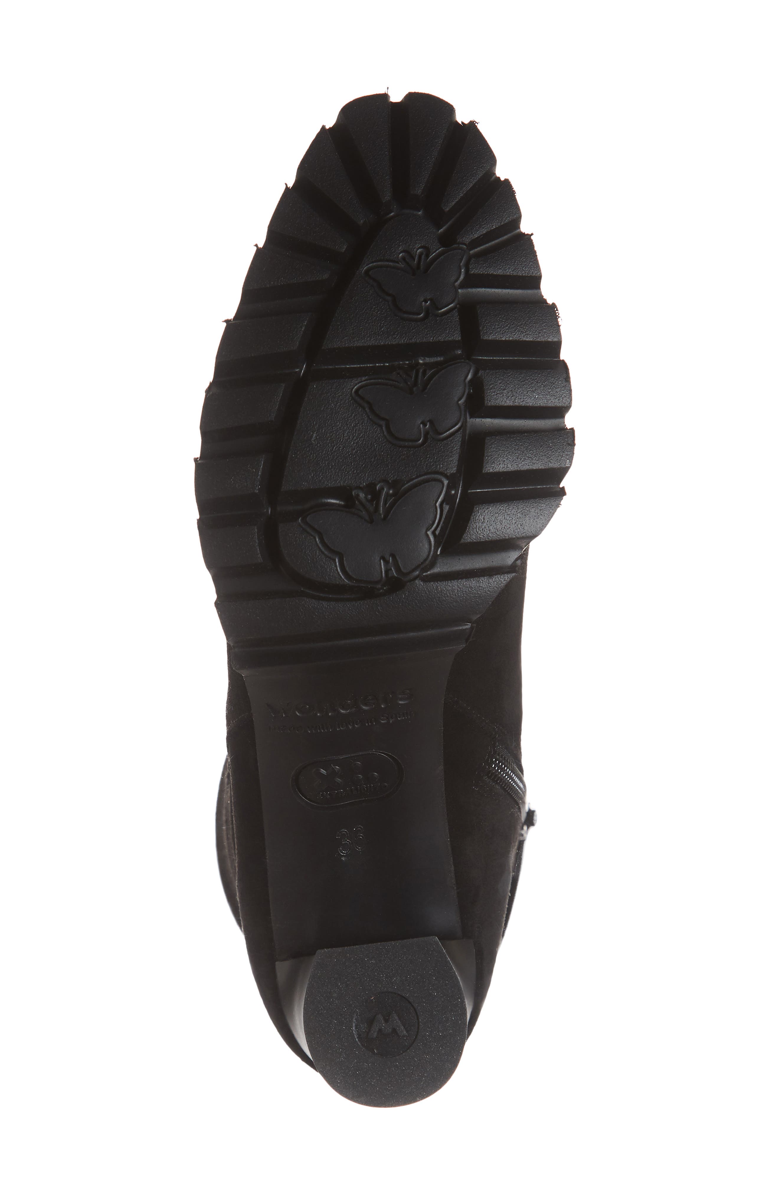 Wonders Slouchy Block Heel Boot, Alternate, color, 