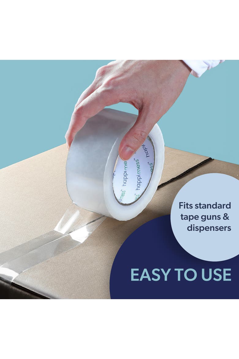 Otto Classic Heavy Duty 2" x 110 Yards Per Roll Packing Tape, Clear, Alternate, color, Clear