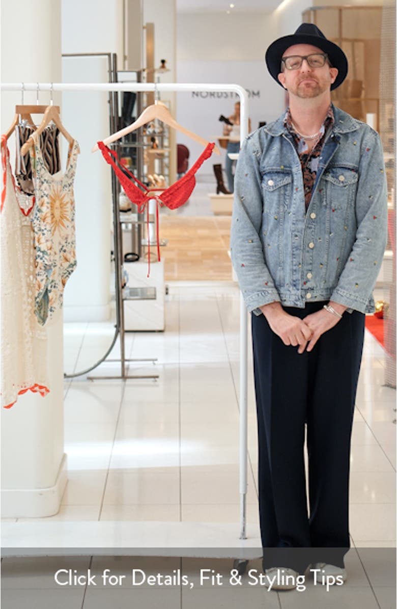 Leora Ruffle Triangle Bikini Top, sales video thumbnail