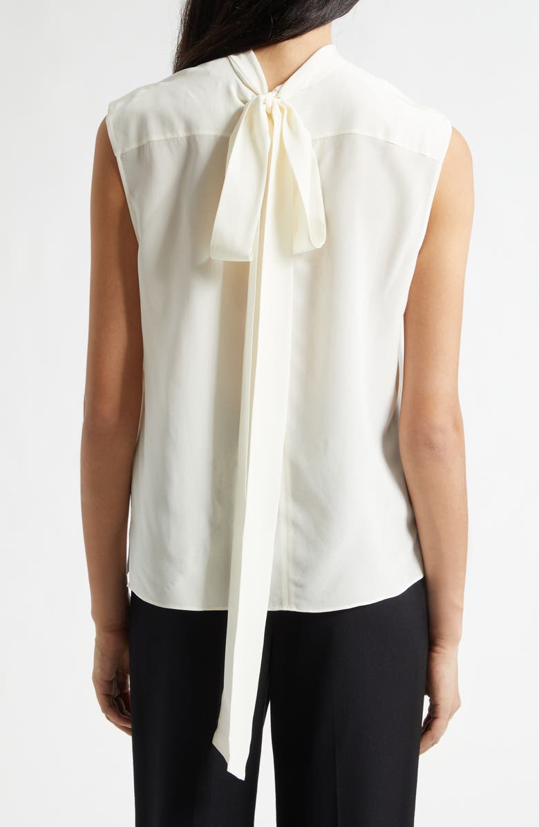 BOSS Besei Silk Top, Alternate, color, Soft Cream