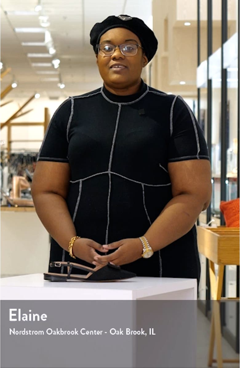 Carmen Slingback Pointed Toe Flat, sales video thumbnail