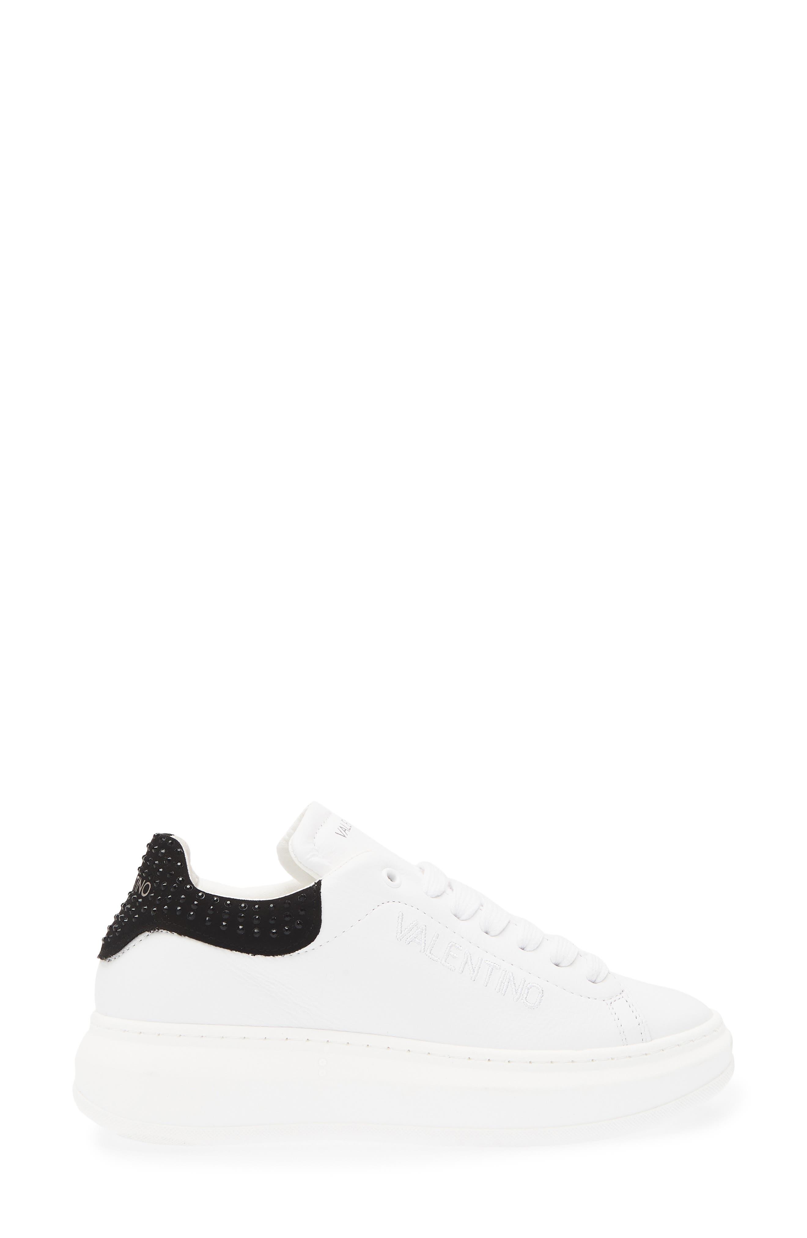 VALENTINO BY MARIO VALENTINO Fresia Sparkling Sneaker, Alternate, color, White Black