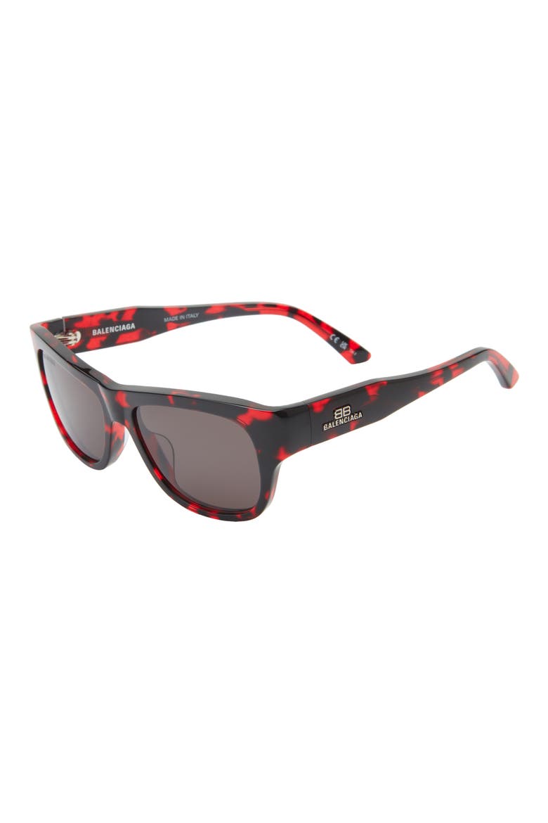56mm Square Sunglasses, Alternate, color, HAVANA HAVANA GREY