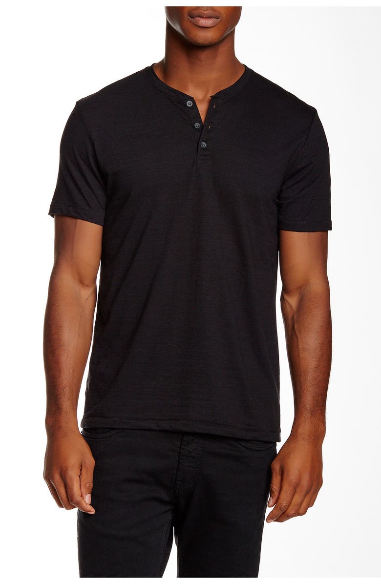 Public Opinion Short Sleeve Henley Shirt, Main, color, 